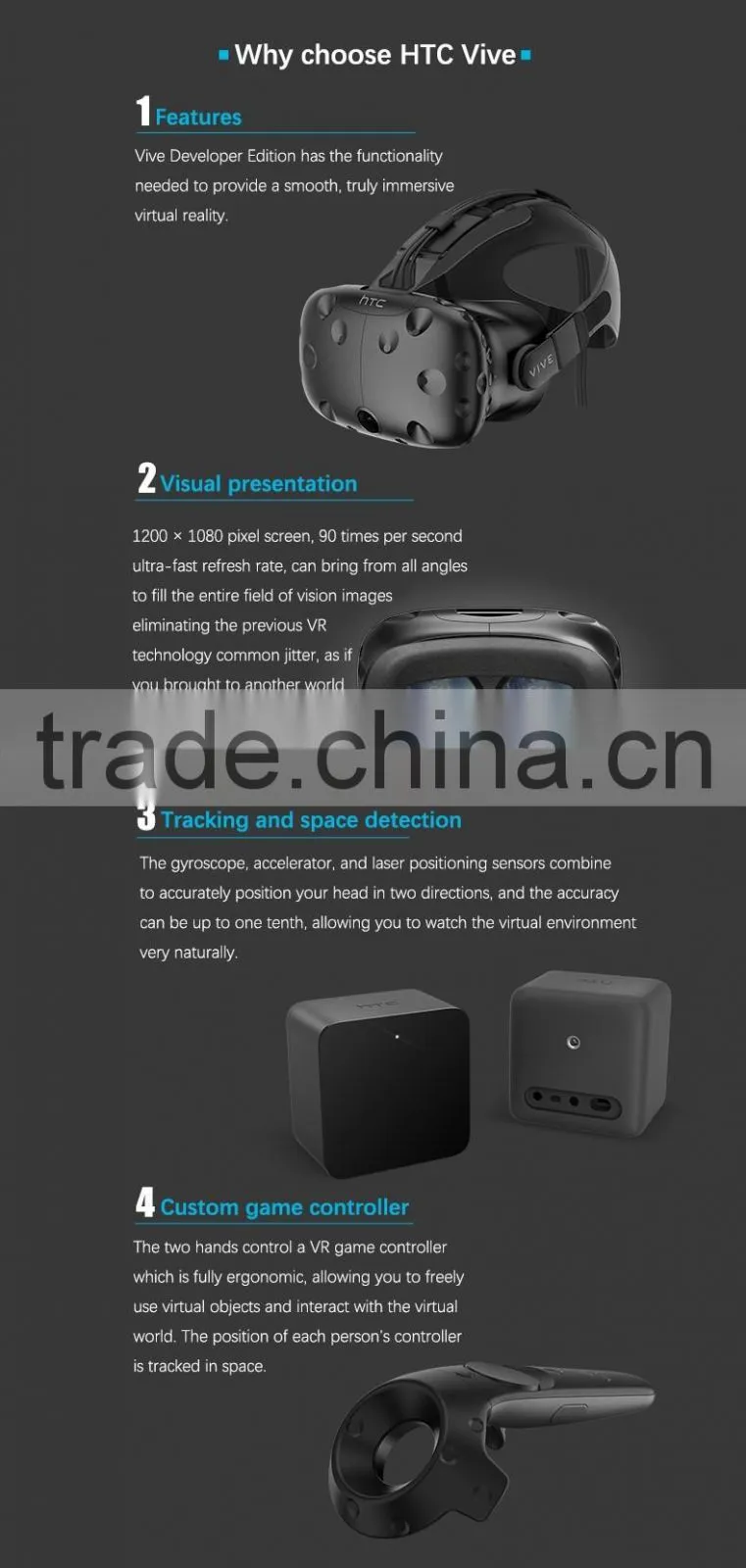One 3D VR Glasses All in One Virtual Reality Helmet w/ Android 8-Core CPU 5.5" FHD Display for