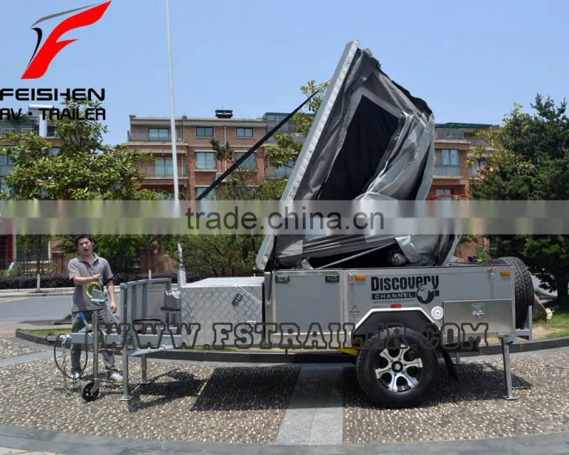 New hard floor camper trailer with tent for sale