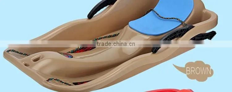 Snow Sled with rope and brake