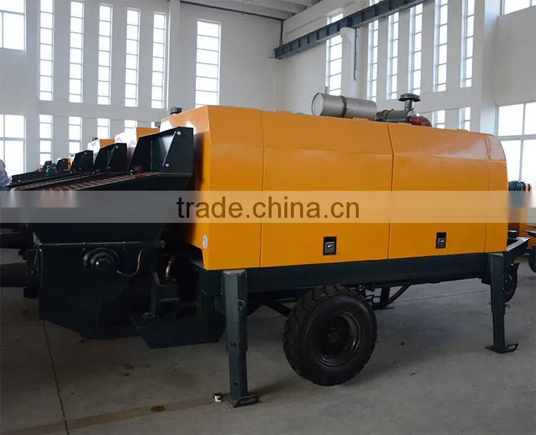S Valve Small Portable used for Concrete Conveying Diesel Engine Concrete Pump