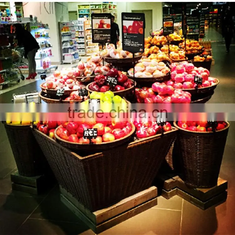Creative wholesale supermarket accessories display stand storage basket