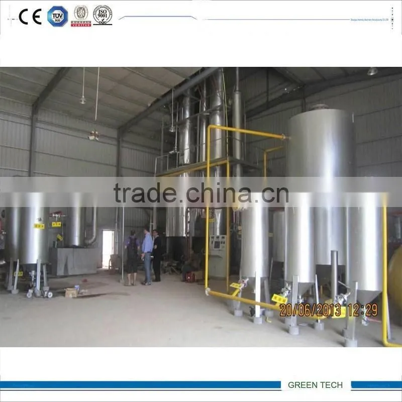 Fuel saving style oil distillation plant Used motor oil recycling to diesel fraction 5ton