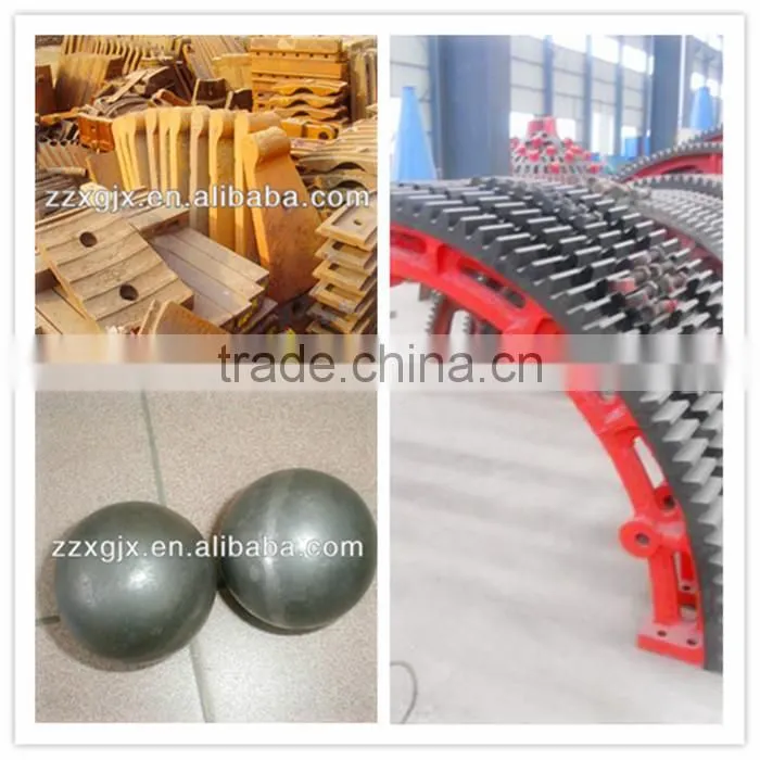 China high quality and efficiency grinding ball mill liners manufacturer