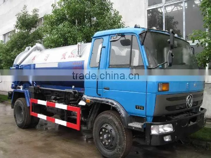 Dongfeng 145 6000L-8000L Fecal Suction Truck LHD/RHD