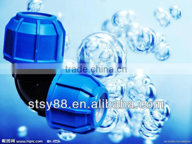 pp compression fittings plastic equal tee