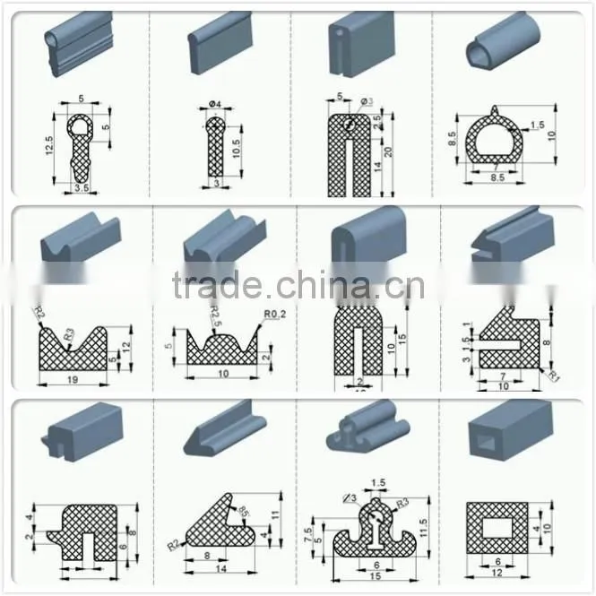 High Demand rubber strip door seal for refrigerator