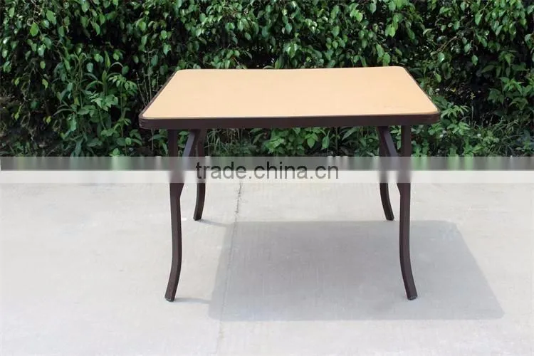Outdoor Acrylic Board Dining Squre Table