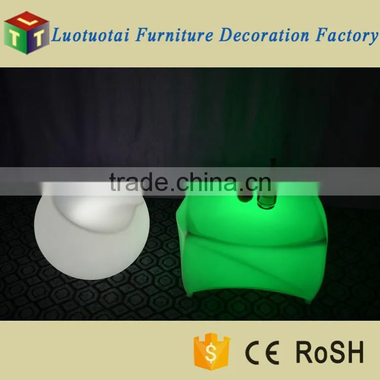 led table/rechargeable battery operated remote control crdless led table