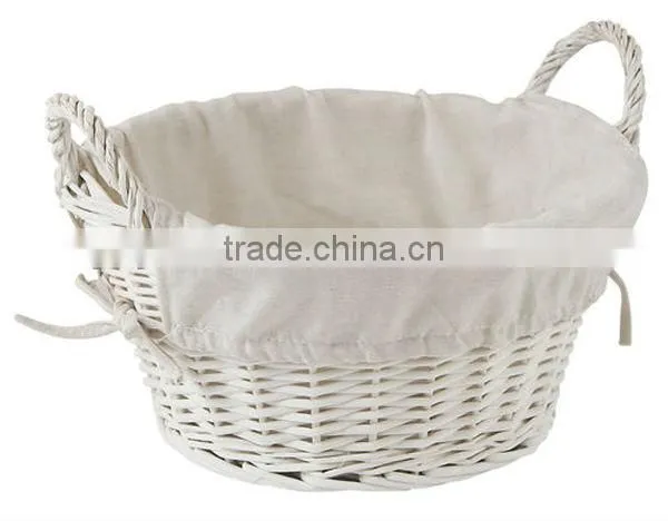 Stunning White wicker basket handicrafts