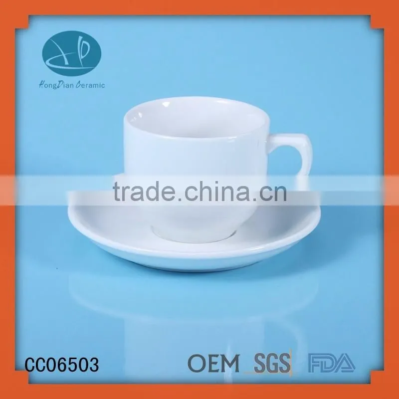 porcelain tea cup,cup and saucer set,wholesale airline cafe used porcelain ceramic coffee tea cup and saucer