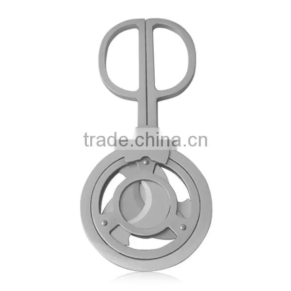 High Quality Silver Stainless Steel Triple Blade Cigar Scissors Cigar Cutter