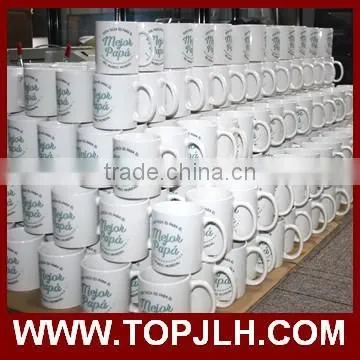 liling 11 oz plain white blank sublimation coffee ceramic mug