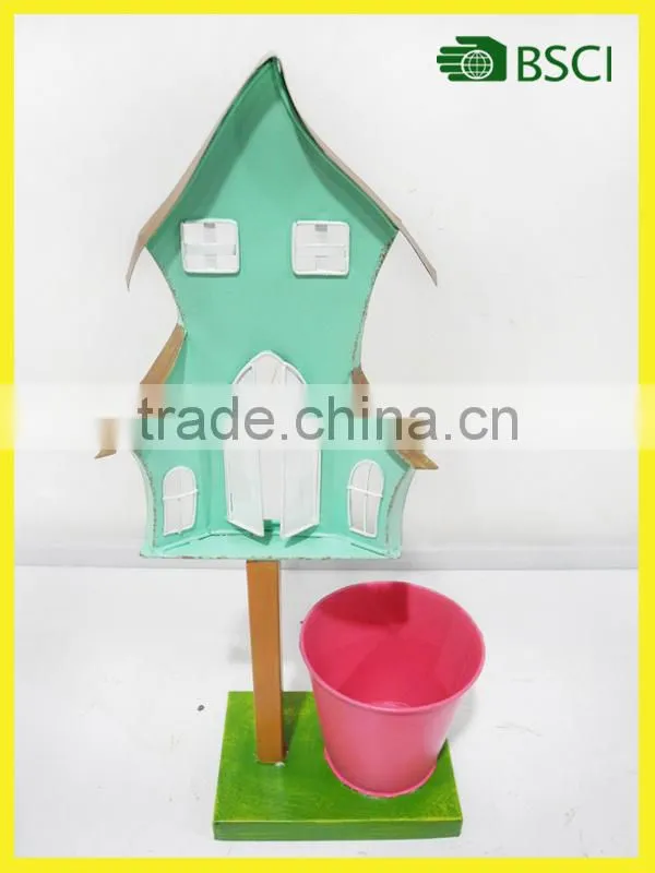 Handmade unique design outdoor decorative iron flower pots stands