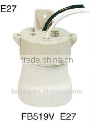 E27 porcelain/ceramic screw shell lampholder socket