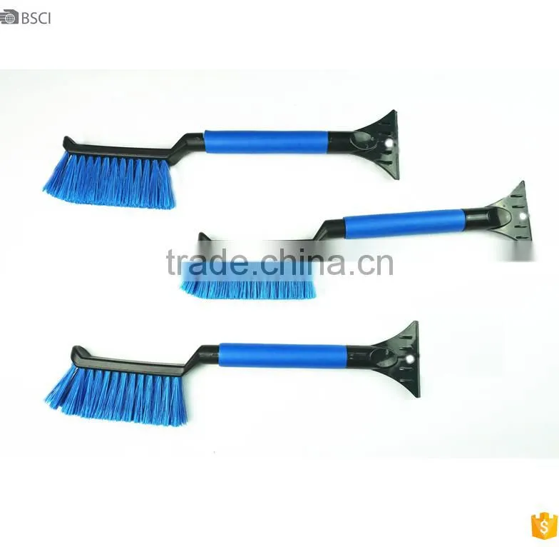 long handle cleaning brush with scraper and telescopic handle