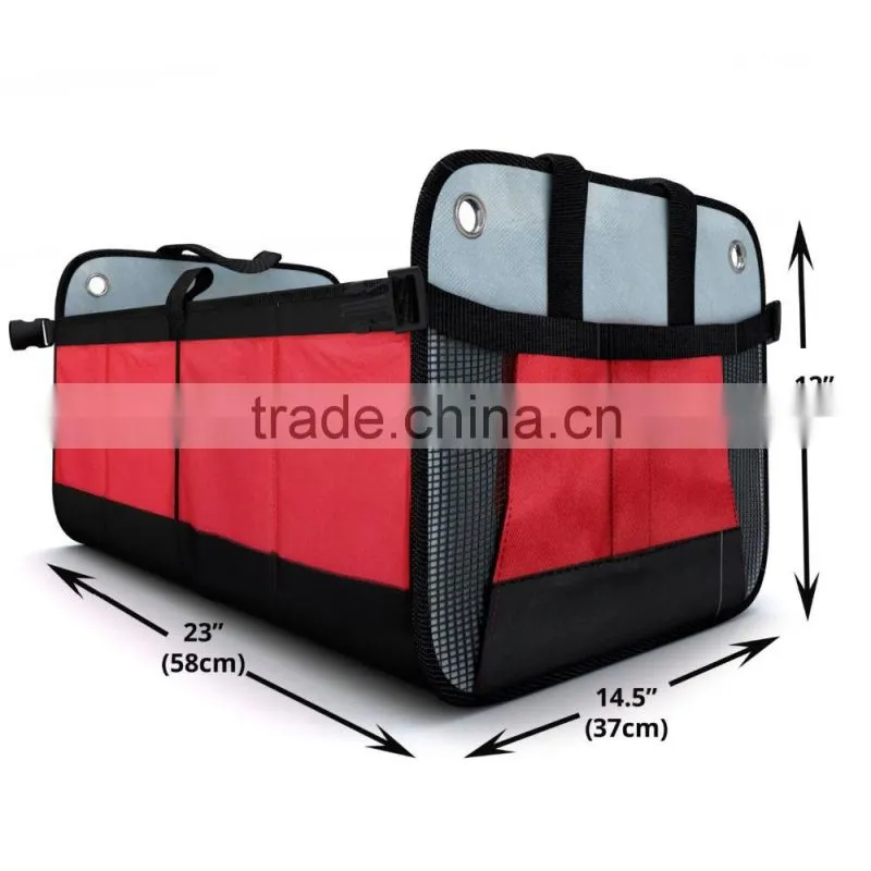 Waterproof 600D Polyester Folding Trunk Organizer With Handles