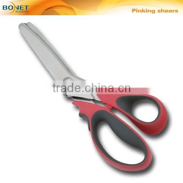 SPI0006 CE certificated 7 Inch Stainless Steel Decorative Fabric Edge Pinking Shears Scissor New