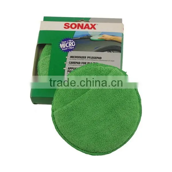 2016 Soft Microfiber car wax sponge/car polish sponge/wax applicator