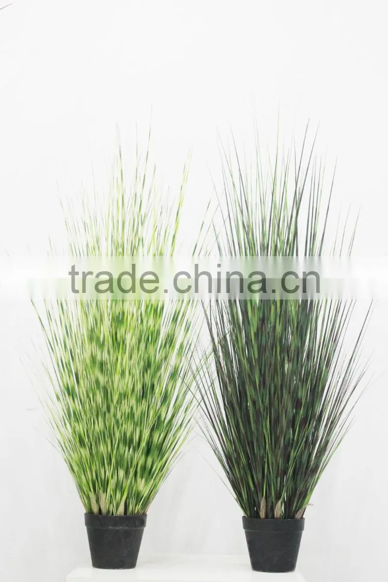Wholesale artificial plants zebra onion grass in pot