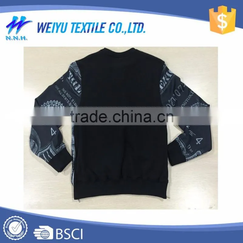 Modern design custom long sleeve t shirt for men