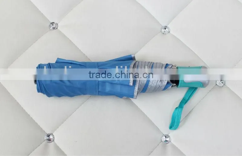 3 Folding auto open and close sun umbrella