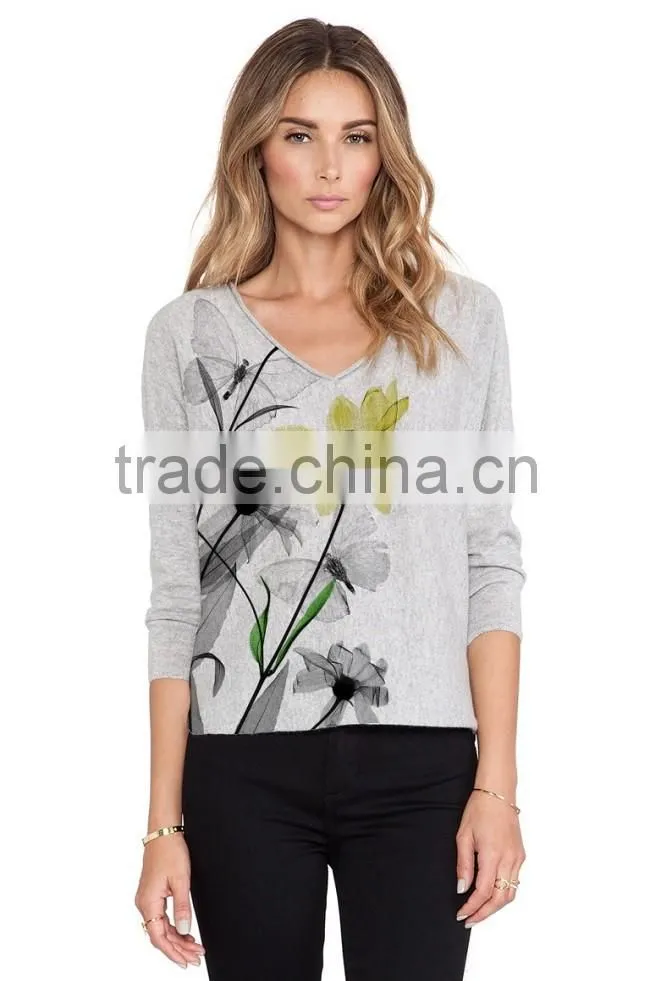 Custom 100% cotton long thick knitted sweater men cardigan sweater