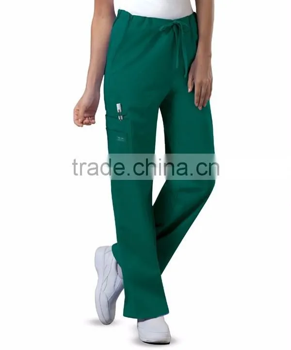 Fabric Knit Worthy Navy Scrub Top