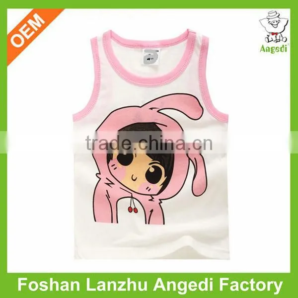 Top quality wholesale kids cotton vest for baby
