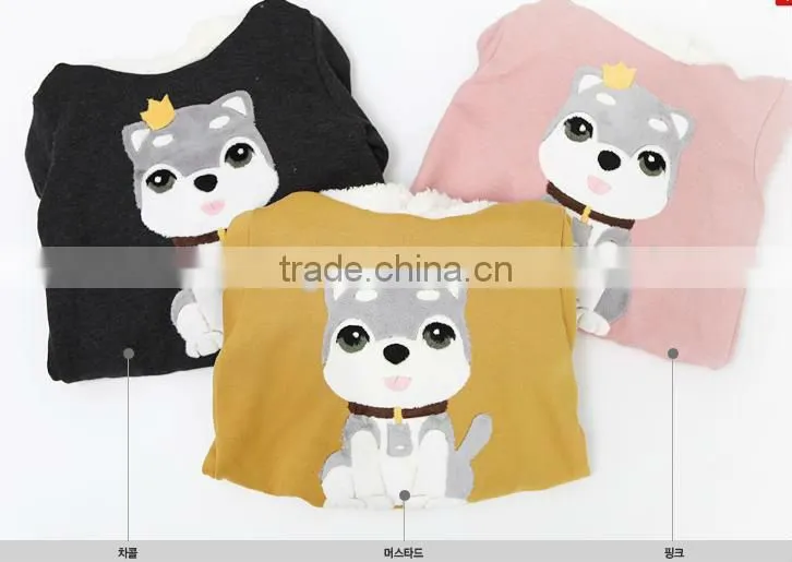 korean long sleeves hooded for little kids