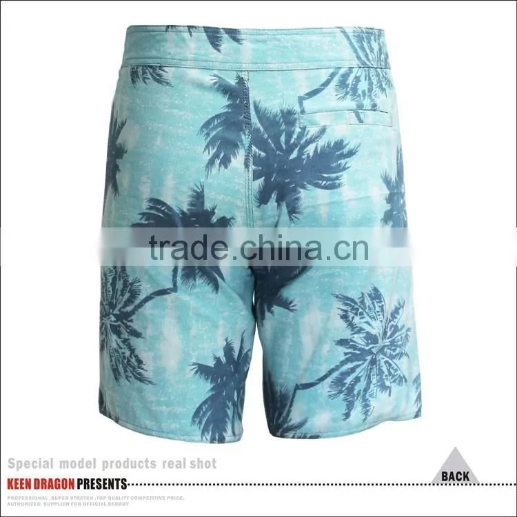 Polyester Cotton Spandex Material Short Swim Shorts Wholesale Custom Printing