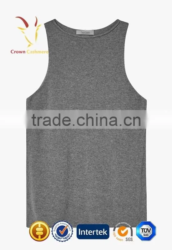 Sleeveless Tight Knitted Cashmere Sweater Wool for Woman