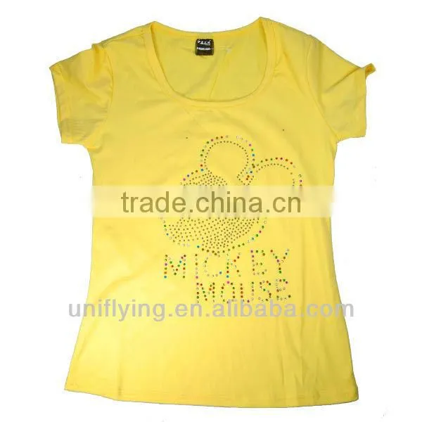 Diamond shape rhinestone hot fix motif designs