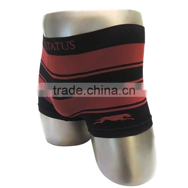 Black and red seamless underpanties male lingerie hot underwear mens boxers