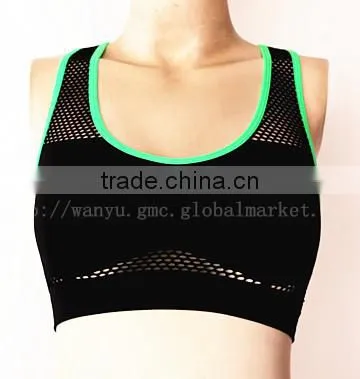 sport seamless girls hot sexy bra