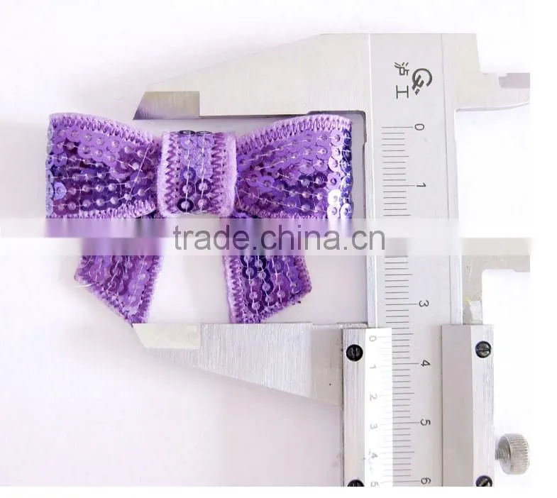 So cute sequin bow tie headband baby girl hot sale headband with bow tie stretchy accessories top baby headband