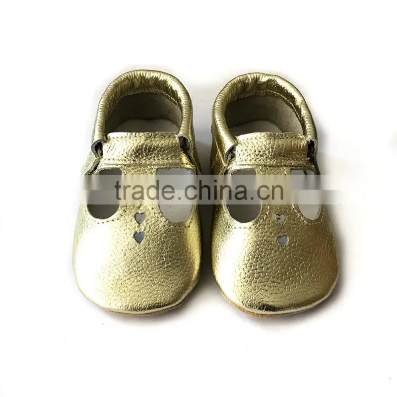 cow leather rubber sole baby moccasins,kids handmade outdoor shoes