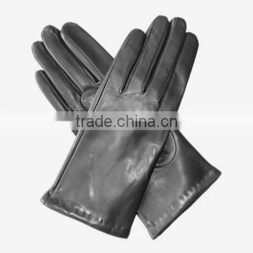 leather fashion gloves women