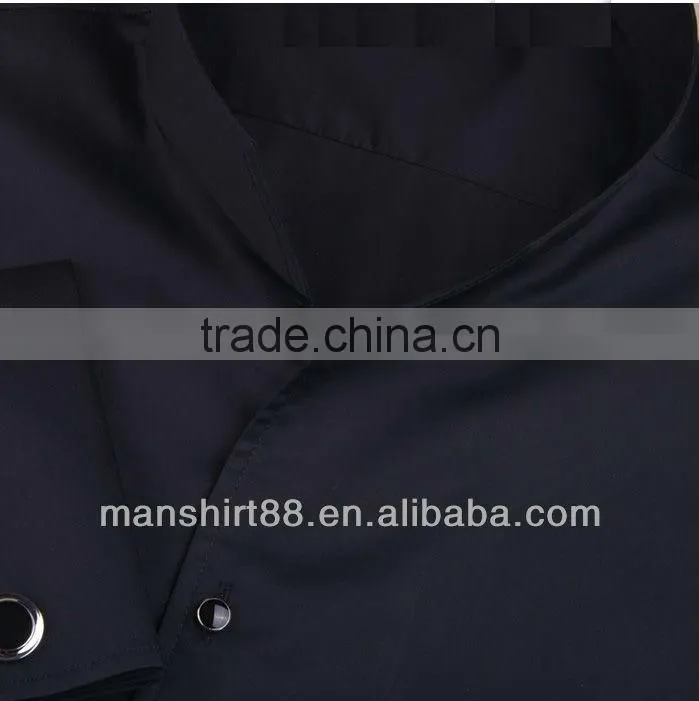 2017 Mandarin collar French cuff dress/tuxedo shirt