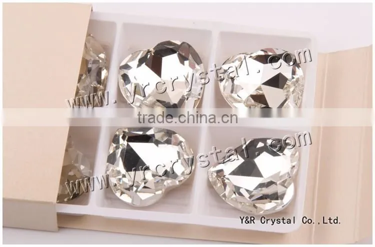 4827 Crystal Beads 28mm Siam Color Loose Faceted Gemstones