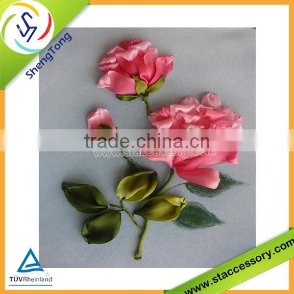 wholesale satin flowers ribbon