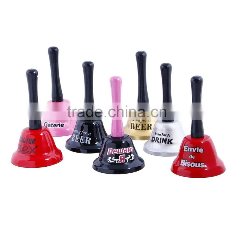 Cute kids hand bell children gift promotion jingle bells