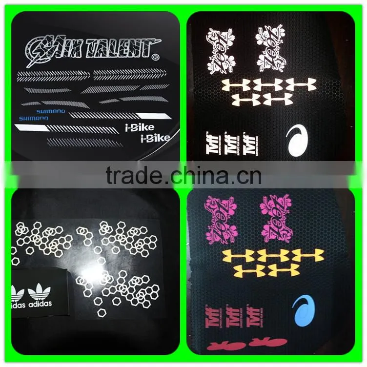 2016 new fantastic 7color rainbow silk screen printing reflective film