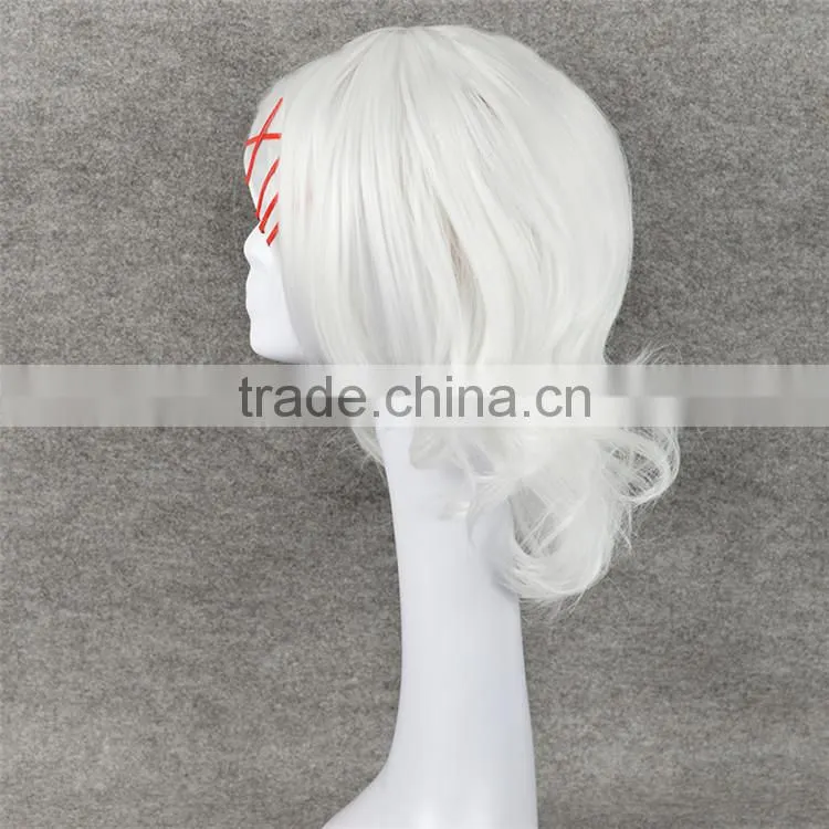 2016 Tokyo Ghoul Cospaly Wig Sliver High Quality Fashion Hair Wig Cosplay AD3025