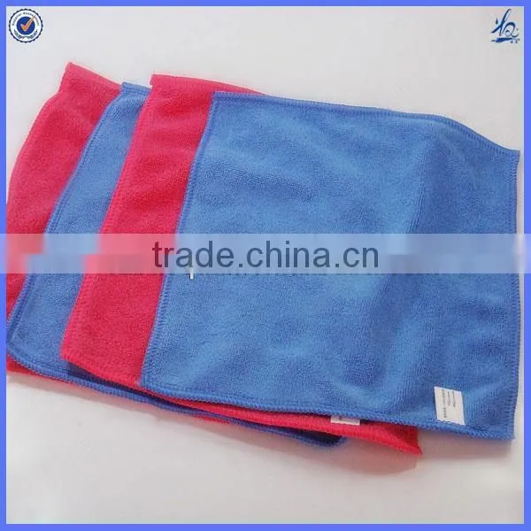Hot sale square cheap 100% polyester microfiber towel wholesale
