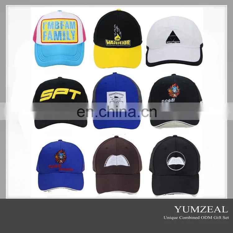 6 Panel Promotional Mesh Custom Logo Baseball hat