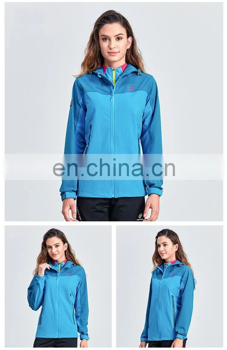 Custom fashion windbreaker jacket for women clothes