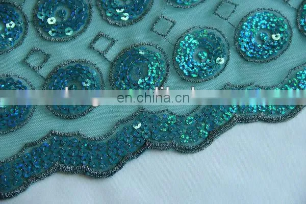 Mesh Plain Embroidery with Spangle