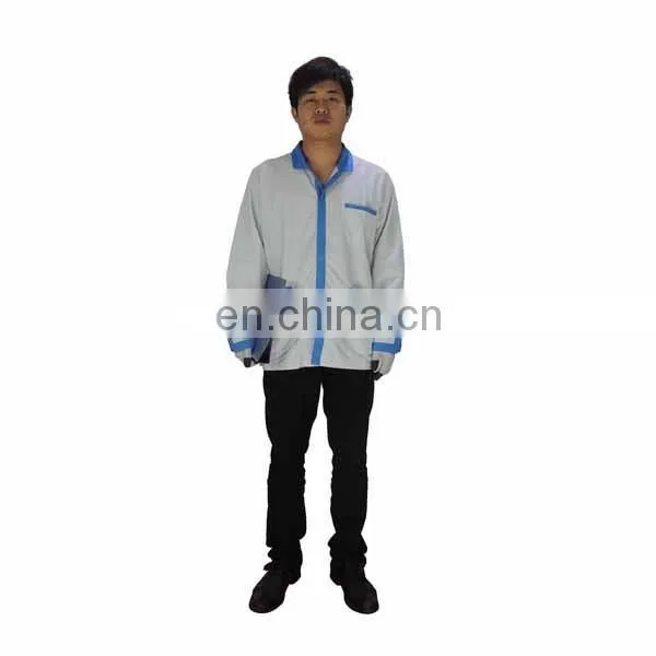 Diamond Fabric Long Sleeve ESD Smock