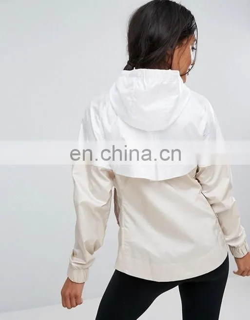Wholesale classic women nylon custom plain bomber sports jacket