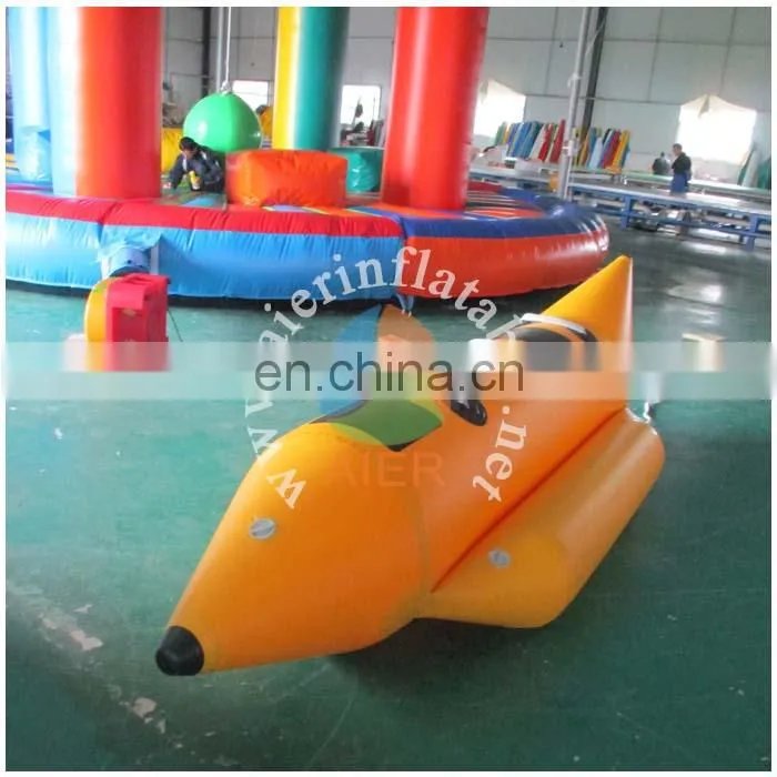 2017 new inflatable water games Banana boat adult sport games inflatable for sale